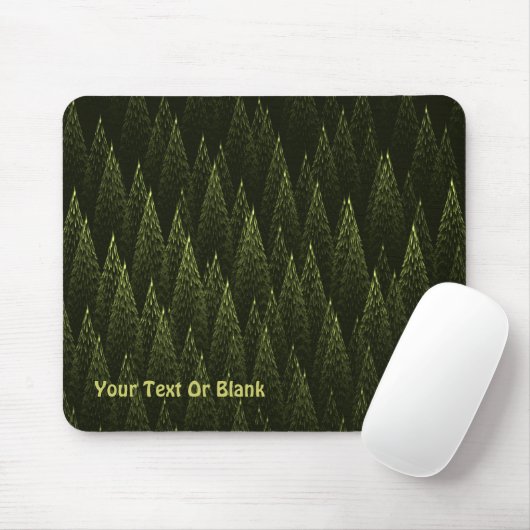 Fractal Conifer Forest Muismat (Met muis)