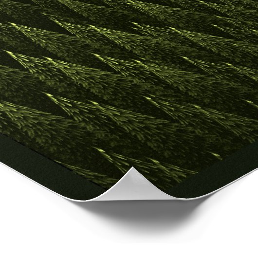 Fractal Conifer Forest Poster (Hoek)