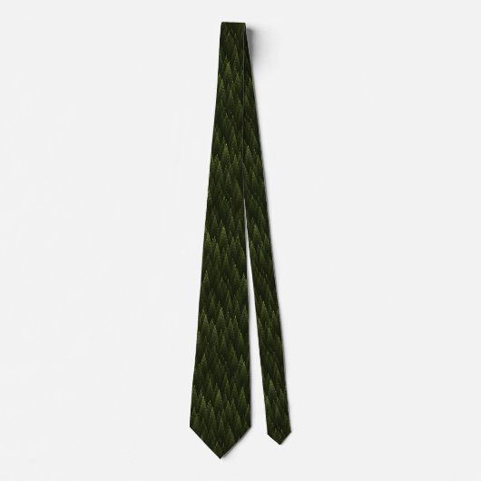 Fractal Conifer Forest Stropdas (Voorkant)