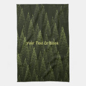 Fractal Conifer Forest Theedoek (Verticaal)