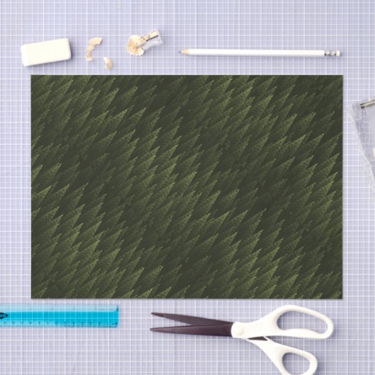 Fractal Conifer Forest Tissuepapier (Craft)