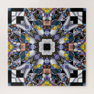Fractal Crazy Quilt Legpuzzel