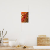 Fractal Crochet Pattern Poster (Keuken)