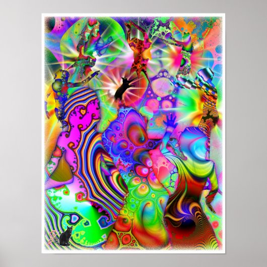 Fractal Dance Poster (Voorkant)