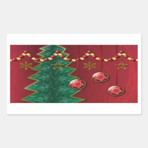 Fractal de Kerst stickers van de Viering
