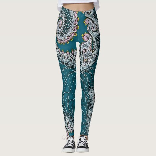 Fractal design leggins leggings (Voorkant)