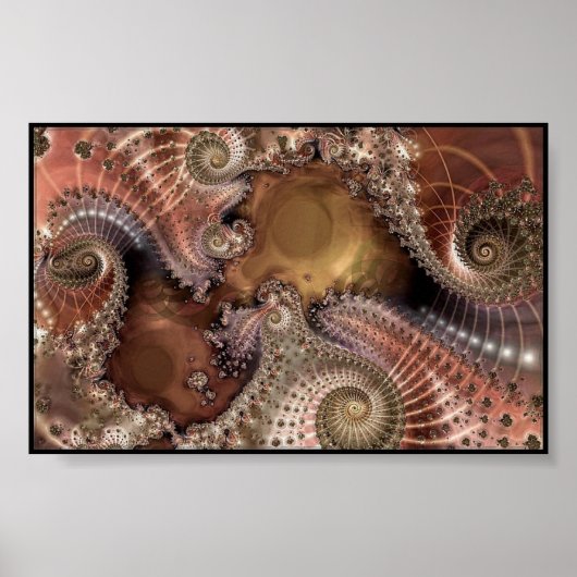 fractal-digital art poster (Voorkant)