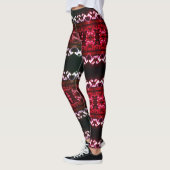 Fractal Etno aangepaste Leggings (Links)