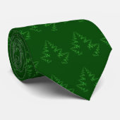 Fractal Evergreen Tree Stropdas (Opgerold)