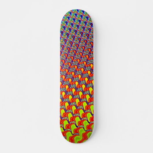 Fractal Facets Skateboard (Voorkant)