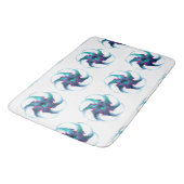 Fractal Fantasy Swirls Bath Mat (Gekanteld)