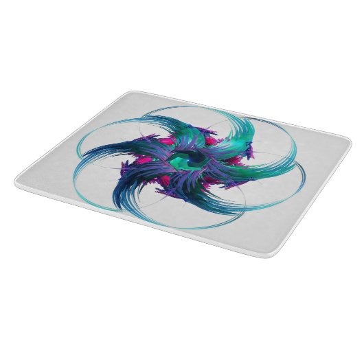 Fractal Fantasy Swirls Cutting Board Snijplank (Hoek)