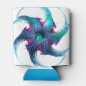 Fractal Fantasy Swirls Koelbox Blikjeskoeler (Achterkant)