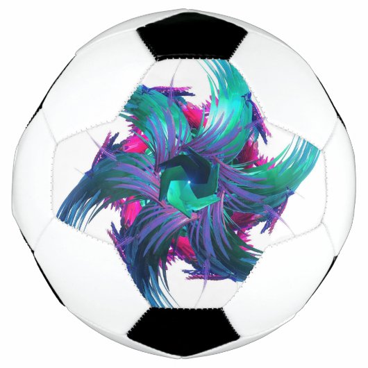 Fractal Fantasy Swirls Voetbal (Voorkant)