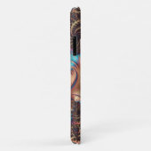Fractal Feather Case-Mate iPhone Case (Achterkant/rechts)