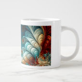 Fractal Feathers Jumbo Mok (Rechts)