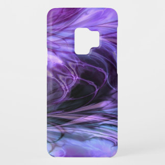 Fractal feathers Paarse Case-Mate Samsung Galaxy S9 Hoesje