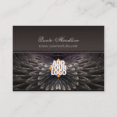 Fractal Feathes grand Carte de visite (Dos)