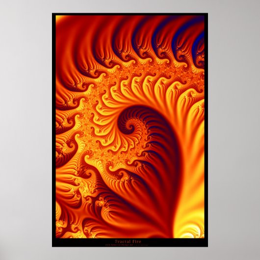 Fractal Fire Poster (Voorkant)