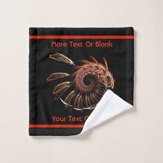 Fractal Firebird (Gant de toilette)