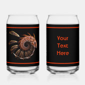 Fractal Firebird Blikvorm Glas (Voorkant)