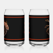 Fractal Firebird Blikvorm Glas (Links)