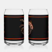 Fractal Firebird Blikvorm Glas (Rechts)