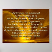 Fractal Firefly met Poster van de Citatie (Voorkant)