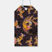 Fractal Firestorm Sphere Cadeaulabel (Voorkant)