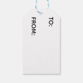 Fractal Firestorm Sphere Cadeaulabel (Achterkant)