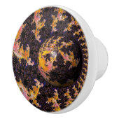 Fractal Firestorm Sphere Keramische Knop (Rechts)