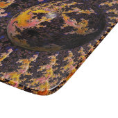 Fractal Firestorm Sphere Snijplank (Hoek)