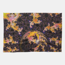 Fractal Firestorm Sphere Theedoek