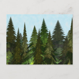 Fractal Firs Briefkaart