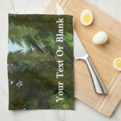 Fractal Firs Theedoek (Quarter Fold)