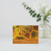 Fractal Flames Visitekaartjes (Staand voorkant)