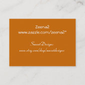 Fractal Flames Visitekaartjes (Achterkant)