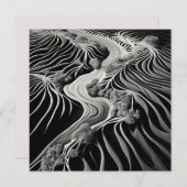 Fractal Flow Feestdagenkaart (Voorkant / Achterkant)