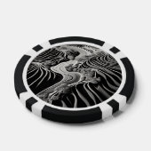 Fractal Flow Poker Chips (Enkel)