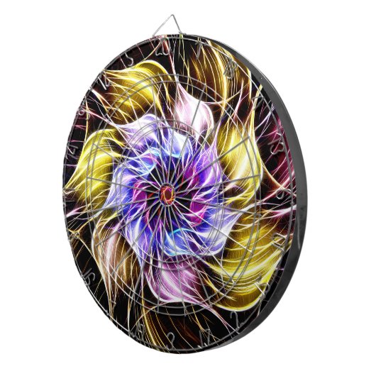 fractal flower dartbord (Voorkant Rechts)