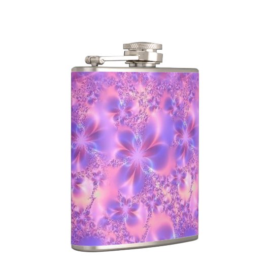 Fractal Flower Flask Heupfles (Rechts)