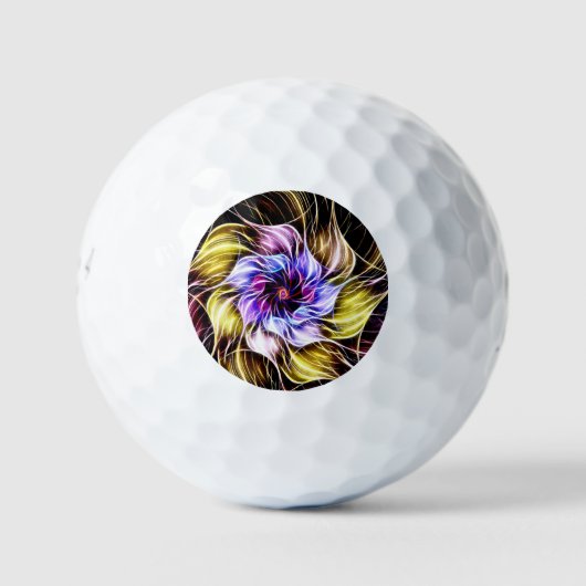 fractal flower golfballen (Voorkant)