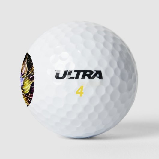 fractal flower golfballen (Logo)