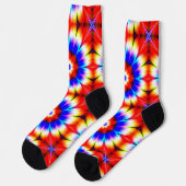 Fractal Flowers Crew Socks Sokken (Links)