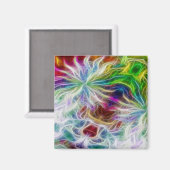 Fractal Flowers Magnet Magneet (Voorkant / Achterkant)