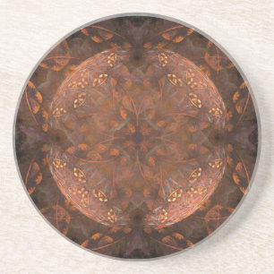 Fractal Flowers Sandstone Onderzetter