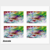 Fractal Flowers Sticker (Vel)