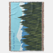 Fractal Forest Deken (Voorkant Verticaal)