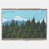 Fractal Forest Deken (Voorkant)