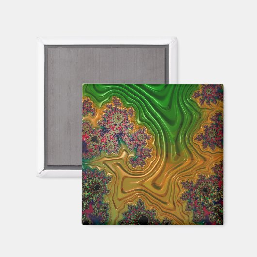 Fractal Forest Magneet (Voorkant / Achterkant)